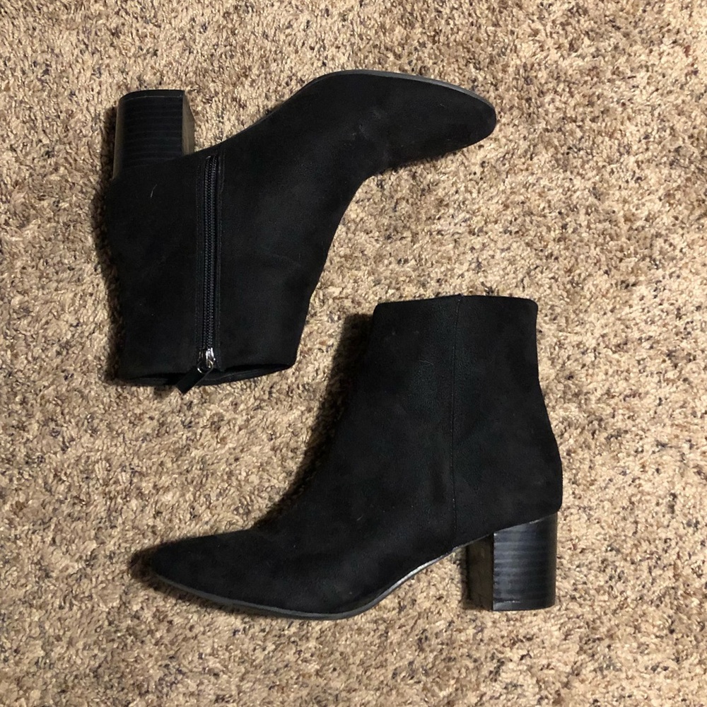 Black booties